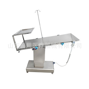Mesa de operaciones para mascotas de acero inoxidable 304 con altura ajustable eléctrica para uso veterinario en cirugía de gatos y perros - Product Image 1