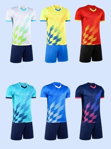 Maillot de football professionnel pour équipe, uniforme sportif, impression numérique, respirant, séchage rapide, maille écologique, dégradé de couleurs, manches courtes - Product Image 1