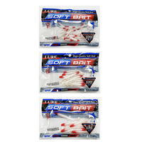 Leurre souple en TPR personnalisé en gros, Sandeel, 45 mm, 70 mm, 80 mm, leurre de pêche de simulation, leurre de type shad, leurre de type anguille souple