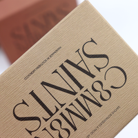 Boîte d'emballage de savon en papier kraft biodégradable écologique, conception de logo personnalisée, impression en feuille d'or en relief pour usage cosmétique