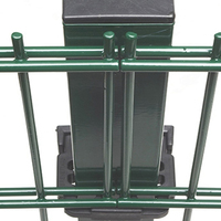 Clôture de jardin en treillis métallique double fil 656 personnalisée, galvanisée, écologique, durable, soudée en 2D, qualité commerciale, modélisation 3D