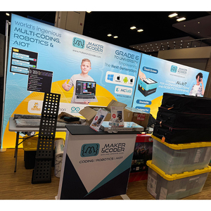 กล่องไฟแบบพกพาสองด้านกรอบผ้า SEG ทางเดินของห้างสรรพสินค้า360การสร้างแบรนด์ประกอบโดยไม่ต้องใช้เครื่องมือ - Product Image 5