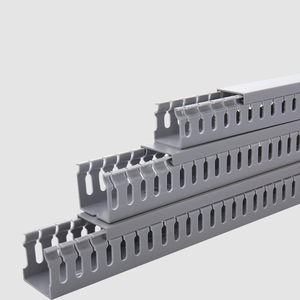 プラスチックケーブルトレイフレキシブルケーブルダクト全サイズグレースロット電線ケーブルPVCプラスチックトランキングサイズ - Product Image 6