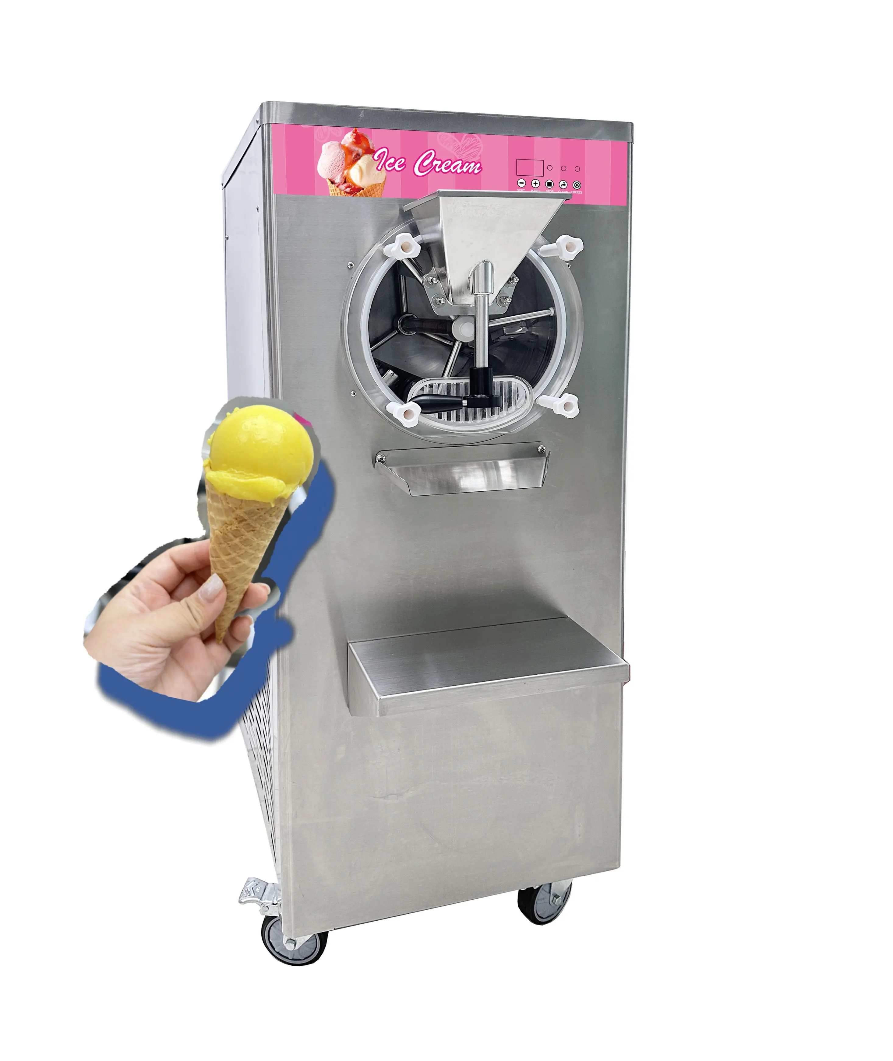 Operação simples produção de máquina de sorvete duro Gelato ice cream Sorber máquina de sorvete para venda uso Sobremesa Loja