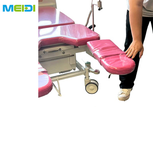 Elektrikli jinekoloji muayene yatağı tekerlekli obstetrik jinekoloji ve doğum kontrol koltuğu - Product Image 4