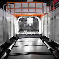 Centre d'usinage CNC à double colonne robuste TDL5022 pour le fraisage de composants métalliques de grande taille et de haute précision