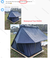 Tente de toit rigide automatique en aluminium pour 4 personnes avec toit triangulaire pour le camping