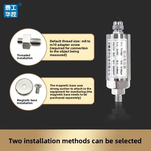 Transmisor de Velocidad y Amplitud de <span class=keywords><strong>Sensor</strong></span> de Vibración TAIHUA TV-708X para Equipos de Bombas de Motor, Salida de <span class=keywords><strong>2</strong></span> Hilos 4-20 mA, Roscado/Magnético - Product Image 3