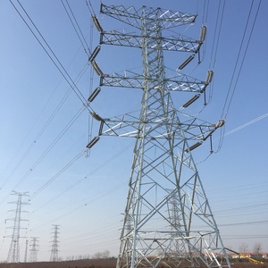 10kv & 35kv линии электропередачи стальная конструкция распределительное оборудование с угловой и кабельной башней - Product Image 1