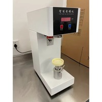 Machine de scellage de canettes de boissons semi-automatique électrique à vente chaude, machine de scellage de canettes en aluminium pour boissons au café
