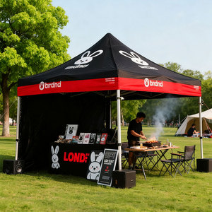 Tùy chỉnh hàng hóa Du Lịch Gấp chuyên nghiệp triển lãm thương mại Lều cắm trại ngoài trời nhiệm vụ nặng nề di động gian hàng in thương hiệu lều - Product Image 6