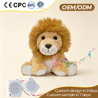 Peluche Girafe Personnalisée Douce et Moelleuse, Interagissante et Chanteuse, avec Module Sonore et Enregistrement, Mascotte Douce