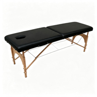 Table de massage pliable portable en bois pour salon de beauté, lit de tatouage et de cils, vente en gros d'usine