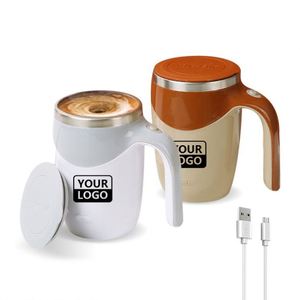 Custom Mixer <b>Smart</b> Drinkware Stainless Steel Electric Magnetic Auto Automatic Mixing Coffee Cup Self Stirring - Product Image 5