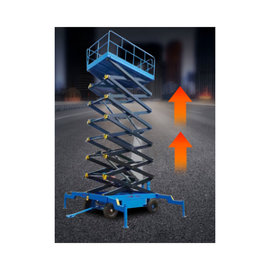 Elevador de tijera automático de elevación para hombre de 6m y 12m, andamio hidráulico, elevador de tijera de almacén autopropulsado - Product Image 6