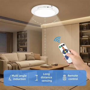 Lampada da Soffitto con Sensore di Movimento, Ricaricabile USB Type-C, Luce Magnetica Wireless, Lampada da Parete con Telecomando, Luce Notturna LED per Cucina e Guardaroba - Product Image 5