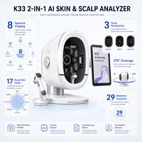 Analyseur de peau et de cuir chevelu 3D professionnel, dernière génération, K33 Micro Handle pour usage commercial