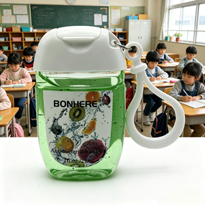 <span class=keywords><strong>Gel</strong></span> nettoyant antibactérien pour les mains 30 ml, <span class=keywords><strong>gel</strong></span> désinfectant pour les mains en bouteille en plastique avec clip - Product Image 4