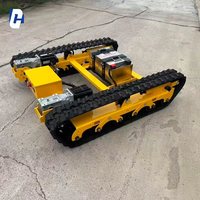 Mini châssis à chenilles personnalisé avec système de chenilles en caoutchouc Train hydraulique et capacité de télécommande complète