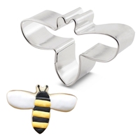 Emporte-pièces en acier inoxydable 304 en forme de libellules, de papillons, de bébés abeilles, d'abeilles ouvrières, de ruches et de pots de miel.