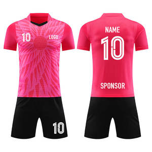 Grosir disesuaikan setelan sepakbola baru untuk orang dewasa dan anak-anak, logo bordir pada seragam tim Sepakbola - Product Image 2