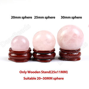 Vendita calda all'ingrosso 30mm pietra naturale lucidata pietra preziosa perline diaspro brecciato rosso sfera di pietra sfera di cristallo 3CM - Product Image 6