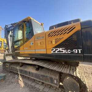 Excavatrice moyenne Hyundai 225LC-9T d'occasion en bon état, 22 tonnes, moteur Cummins, modèle 2024, pièces d'origine de haute qualité, vente en stock - Product Image 6