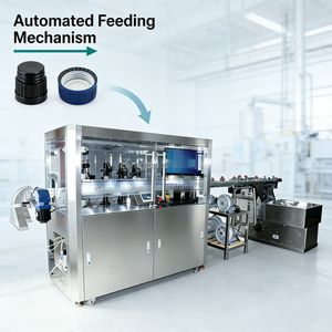 Máquina para Probar <span class=keywords><strong>la</strong></span> Hermeticidad de Tapas de Botellas |   Detección de Defectos Superficiales con Visión Artificial 360 (Manchas de Aceite, Daños en Hilos), Protección IP66, Marca BMG - Product Image 3