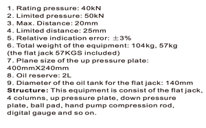 Machine de compression de positionnement fixe pour essais de compression et de capacité portante des sols sur site – Instrument géotechnique - Product Image 3