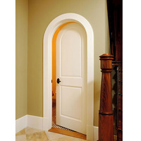 JBDhome Porte extérieure en accordéon pliante en verre, terrasse coulissante en bois massif personnalisée, porte principale en chêne, arc en bois massif