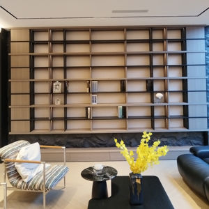 Bibliothèque murale pour salon, armoire de présentation multifonctionnelle, armoire murale de fond personnalisée, meubles de salon - Product Image 1