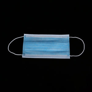 قناع وجه أبيض للاستخدام مرة واحدة ثلاثي الطبقات مضاد للغبار من مواد غير منسوجة صديقة للبيئة - Product Image 4