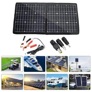 EU US Stock Lightweight 1.7kg Portable 72W Folding High Efficiency <b>Solar</b> MPPT Type Outdoor Charger USB/DC Output 3.6A Black for - Product Image 5
