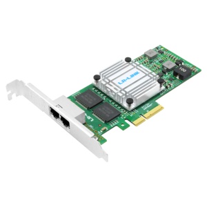 LREC9712HT Card Mạng Ethernet 2 Cổng Lan Bộ Chuyển Đổi Mạng Hai Cổng <span class=keywords><strong>PCIe</strong></span> Express I350 - Product Image 1