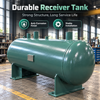 Réservoir horizontal en acier au carbone sur mesure pour liquides, cuve de réfrigération sous pression, équipement de stockage frigorifique