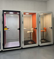 Pod de bureau noir pour arrière-cour Pod de bureau moderne Melbourne Silent Hill Homecoming Confession Booth