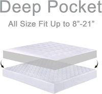Meilleur ODM Queen Size Extra Épais En Peluche Oreiller Surmatelas Vente à Chaud Tapis de Lit Couverture pour le Soulagement des Douleurs de Dos