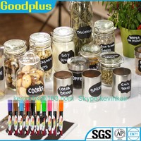 Marqueur liquide à craie OEM Best Seller Amzn, lot de 12 (or et argent inclus), pointes réversibles de 6 mm - Non toxique, inodore