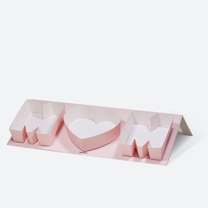 <b>Creative</b> Mother's Day <b>gift</b> box, can be filled with <b>creative</b> mother letter shaped cardboard <b>gift</b> boxes, can be customized - Product Image 5