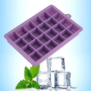 Molde de silicona para hacer bolas de hielo, 24 cavidades, reutilizable, con tapa, para whisky y cócteles, ¡en oferta! - Product Image 5