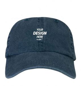 Casquette de baseball 100% coton à 6 panneaux de haute qualité Style de rue bord incurvé et impression de bouffée de logo de broderie plate - Product Image 2