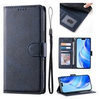 Étui de téléphone antichoc avec portefeuille en cuir PU, coque rabattable, pare-chocs en TPU, porte-cartes et béquille, vente en gros pour Samsung Galaxy S26 Ultra