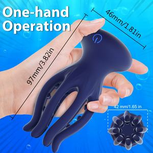 Octopus Vibrerende Massager 10 Trillingen Krachtige Trillingen Seksspeeltjes Voor Koppels Mannelijke Penis Speelgoed Borstmassage - Product Image 5