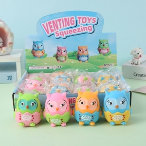 Jouet Squishy Hibou Mignon, Doux, à Remontée Lente, Jouet Sensoriel Anti-Stress à Presser pour Enfants et Adultes - Product Image 5