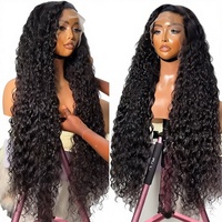 Perruques Frontales Full Lace HD Ondulées, Cheveux Brésiliens Non Traités avec Cuticules Alignées, Sans Colle, 13x6, en Gros, pour Femmes Noires