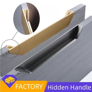 Manija oculta <span class=keywords><strong>de</strong></span> aluminio Manijas <span class=keywords><strong>de</strong></span> puerta <span class=keywords><strong>de</strong></span> gabinete incrustadas Cajón Manija oculta <span class=keywords><strong>Accesorios</strong></span> <span class=keywords><strong>de</strong></span> <span class=keywords><strong>muebles</strong></span> <span class=keywords><strong>de</strong></span> <span class=keywords><strong>cocina</strong></span> modernos 200mm,1100mm - Product Image 6