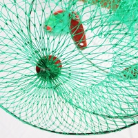 Filet de pêche avec sac de colle à séchage rapide filet de pêche pliable accessoires de pêche à l'écrevisse et à la carpe
