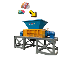 Équipement de déchiquetage à double moteur robuste, rotors réversibles, traitement du bois, du métal, des plastiques, des déchets de construction/démolition - Product Image 1