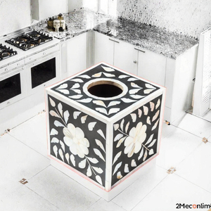 Porte-serviettes en bois noir moderne pour cuisine, écologique, avec amortissement, sans perçage, pour rouleaux de papier ménager - Product Image 3