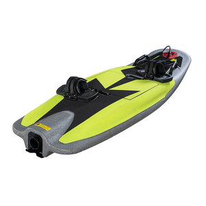 บอร์ดคาร์บอนไฟเบอร์ ABS ทั้งหมด บอร์ดสกีมบอร์ด เจ็ทเซิร์ฟบอร์ด แบตเตอรี่ 48v สำหรับพักผ่อนในทะเลสาบ รุ่นใหม่ พร้อมกระเป๋าและปั๊ม - Product Image 4